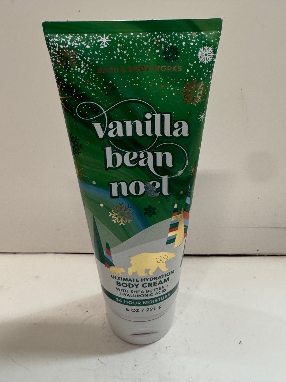 Bath Body Works Vanilla Bean Noel Body Cream 8 OZ